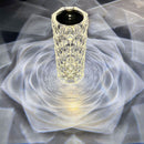 Luminária de Cristal LED com Efeito Premium em 16 Cores